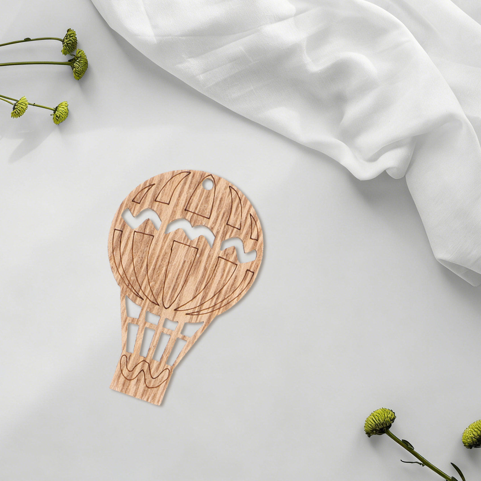Art And Craft For Nursery - 10 stuks houten hot air ballon