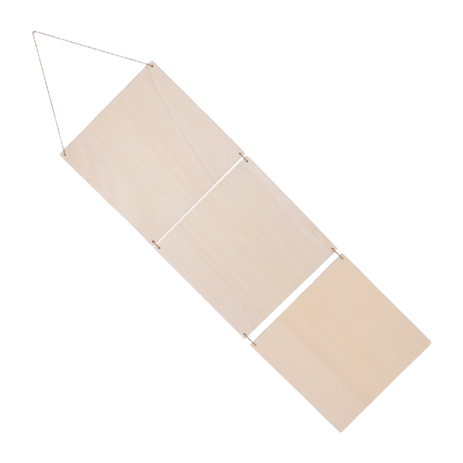 Art And Craft For Nursery - Onbewerkte houten hangborden, rechthoekige houten plaatjes