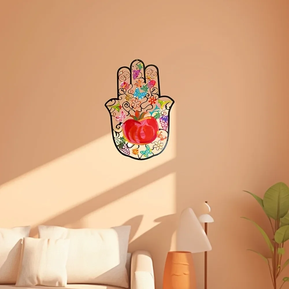 Art & Craft Paper For Kids - CIFBUY Hamsa Hand Metalen Wanddecoratie Kleurrijke