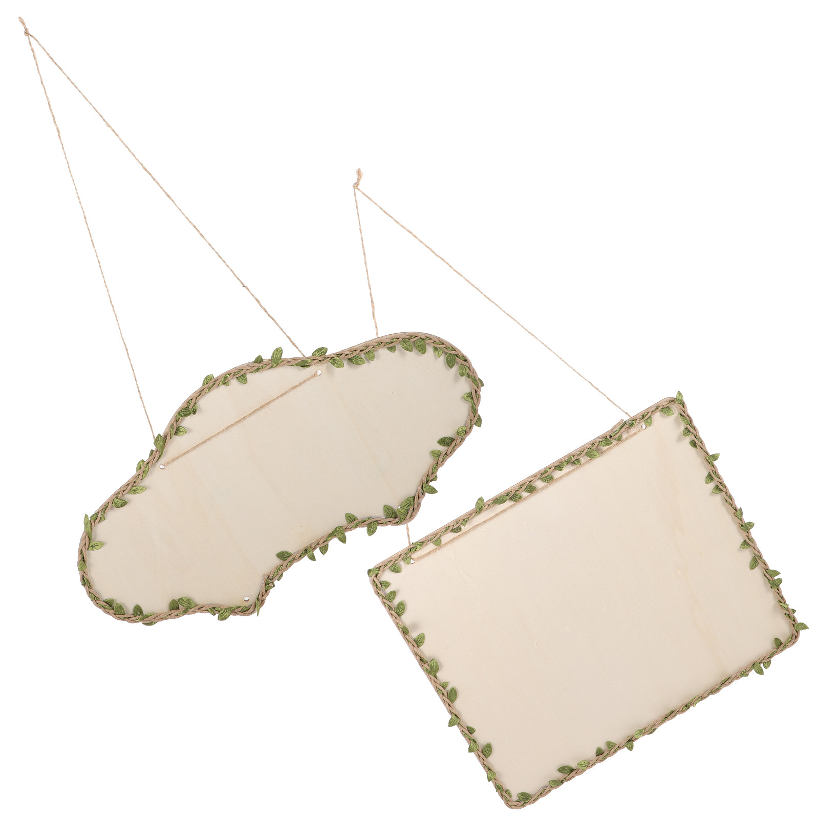 Art Craft Bar - 1 set blanco houten hangbord, onafgewerkt,