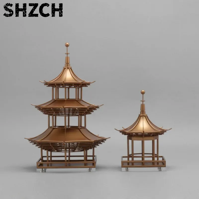 Art Craft Bar - Modern Chinees metalen ornament en displayplank,