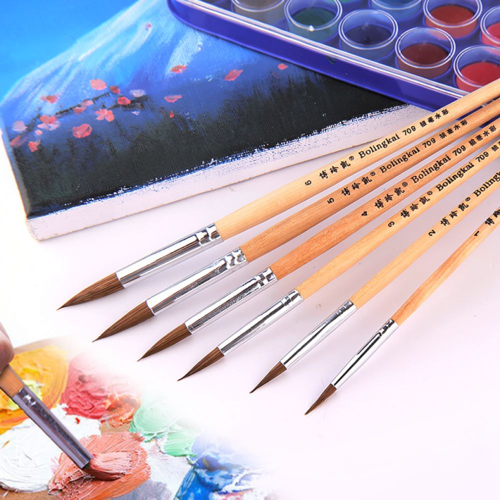 Set hoogwaardige penseels met  - Gouache Paint Set recensie en prijs