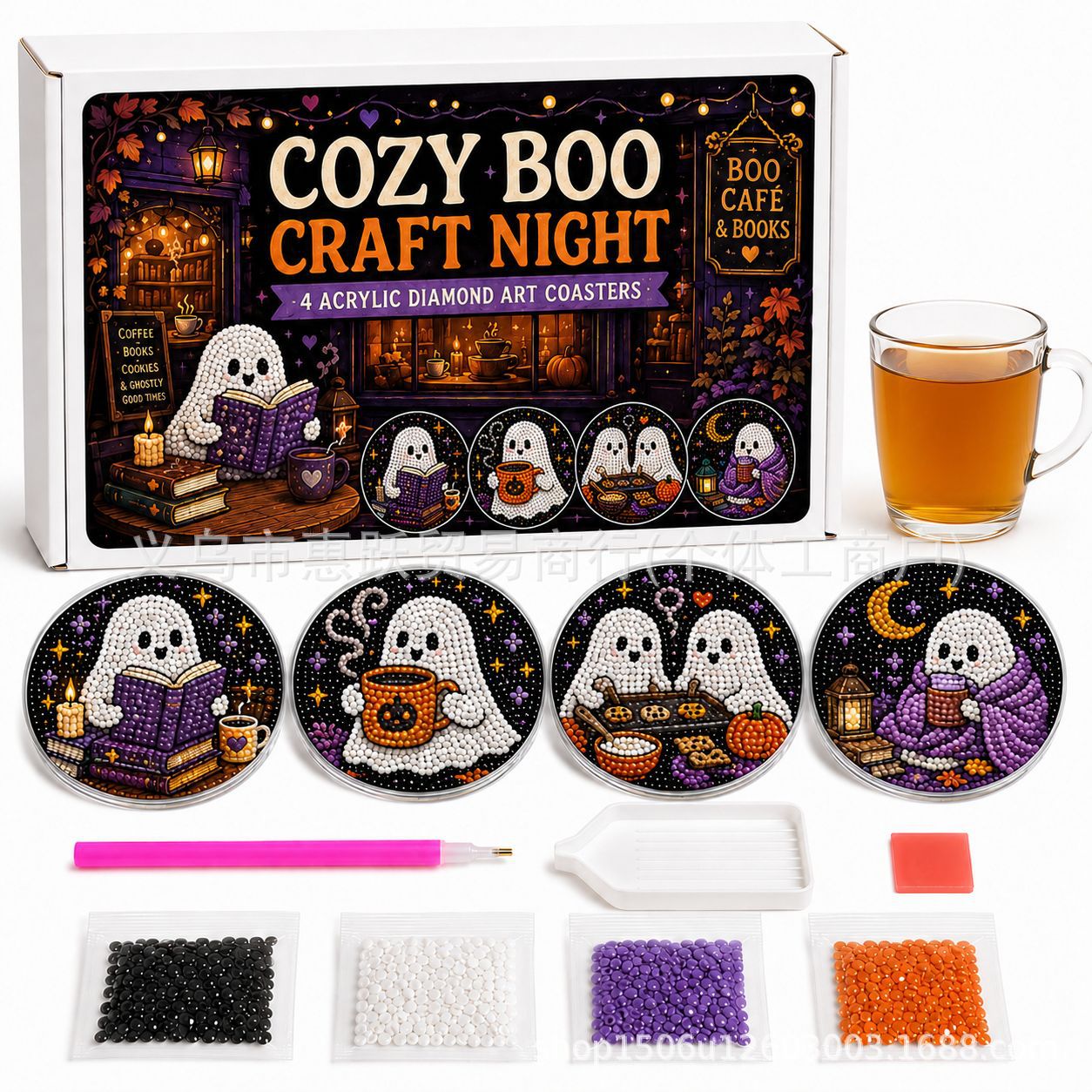 Halloween knutselavond diamant - Art Craft Kit recensie en prijs