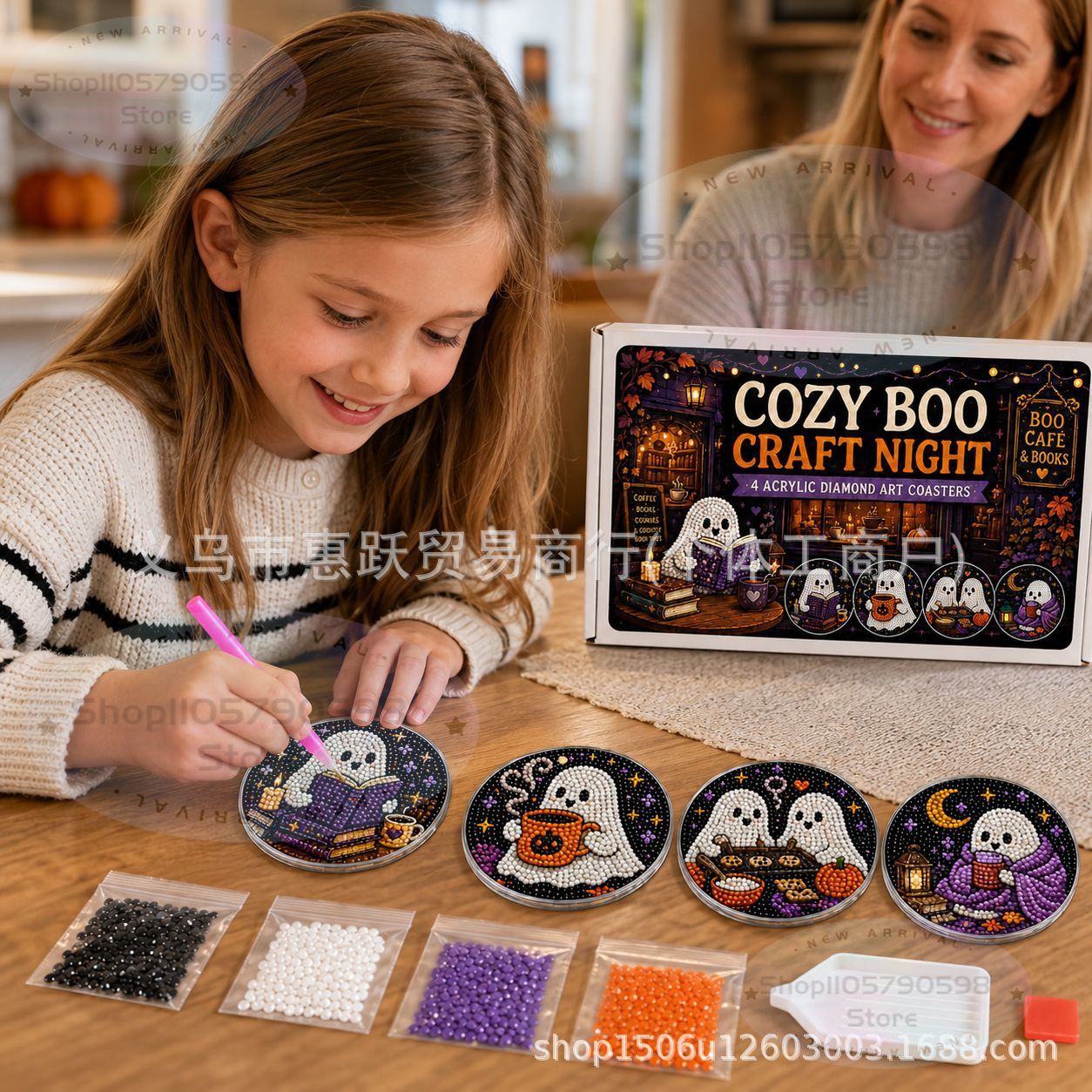 Halloween knutselavond diamant - Art Craft Kit recensie en prijs