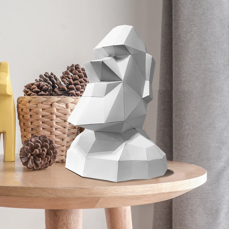 Groot Formaat Paaseiland Moai  - Art Craft Cardboard recensie en prijs