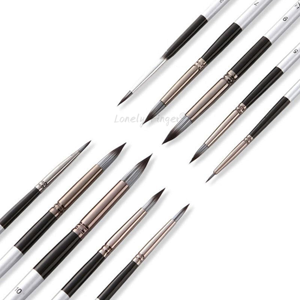 10st ronde aquarelverfborstels - Gouache Paint Set recensie en prijs