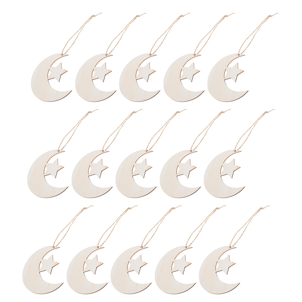 40 stuks houten maan- en sterb - Art And Craft For Nursery recensie en prijs