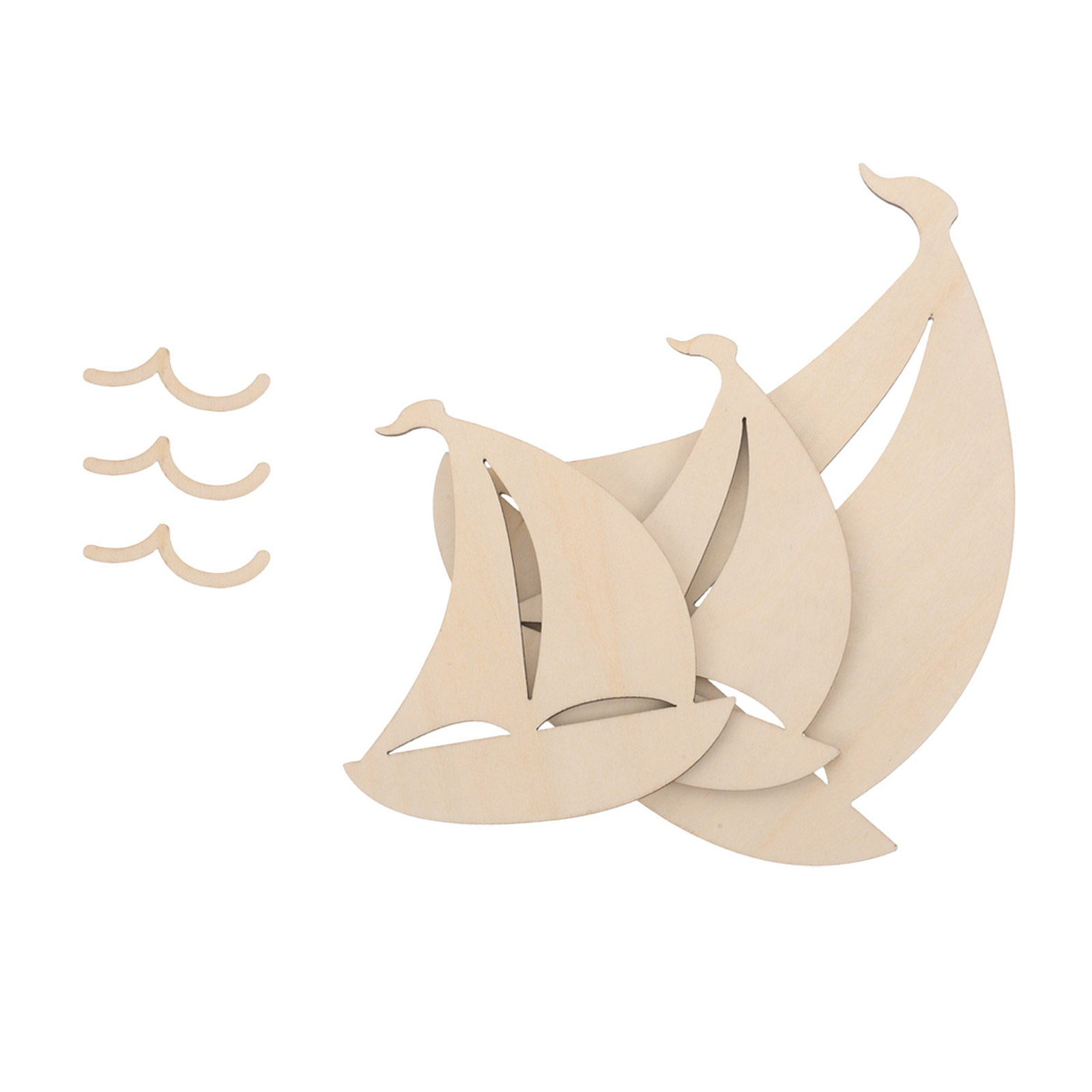 6 stuks onafgewerkte houten ze - Art And Craft For Nursery recensie en prijs