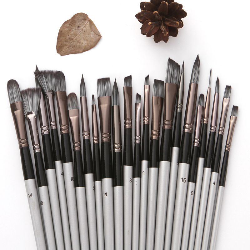 Set van 24 verfkwasten met een - Gouache Paint Set recensie en prijs