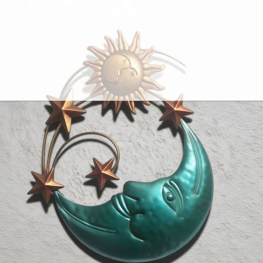 Handgemaakte metalen maanvormi - Art And Craft For Nursery recensie en prijs